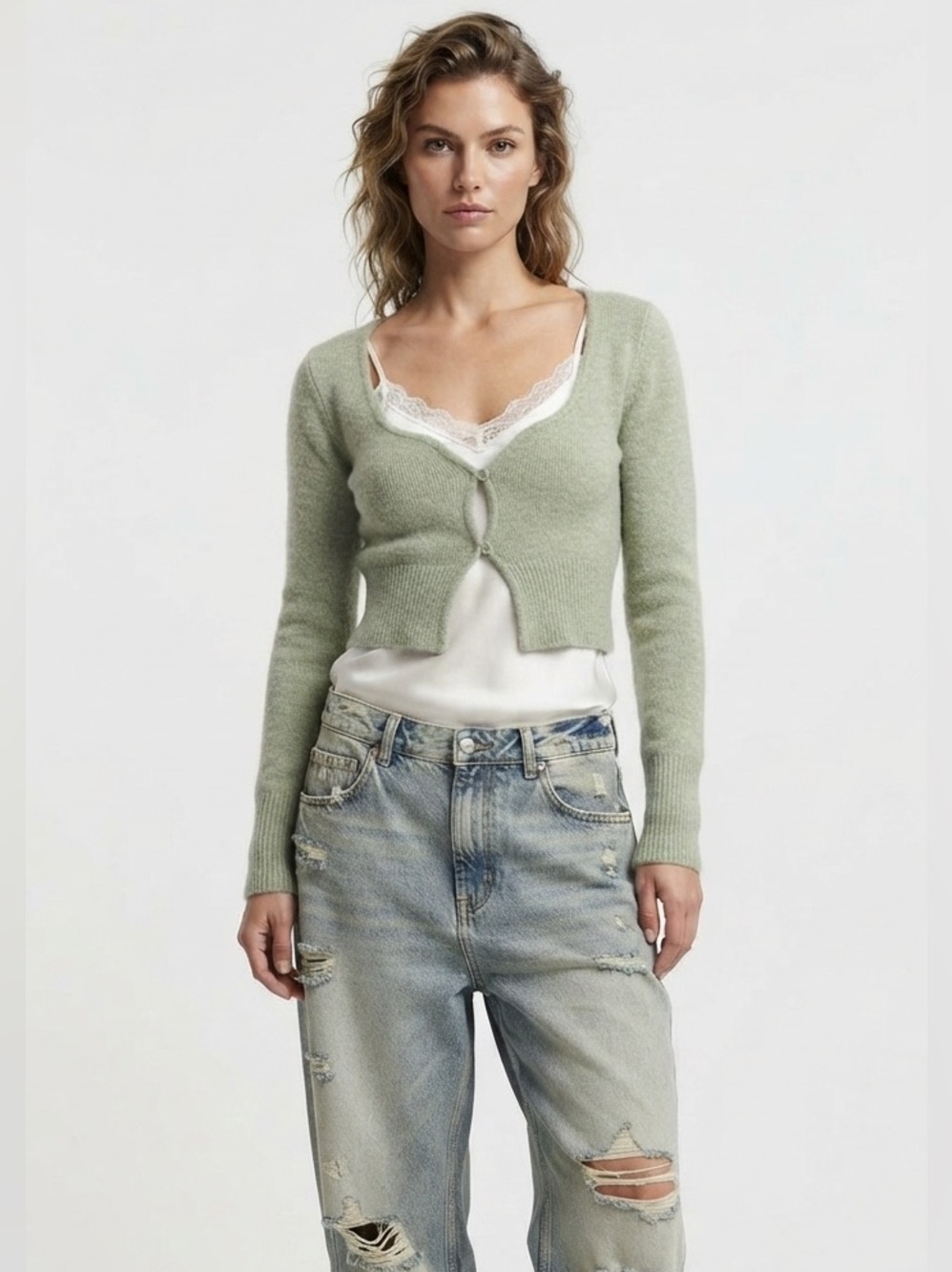 Dynamite Cropped Cardigan Size XS